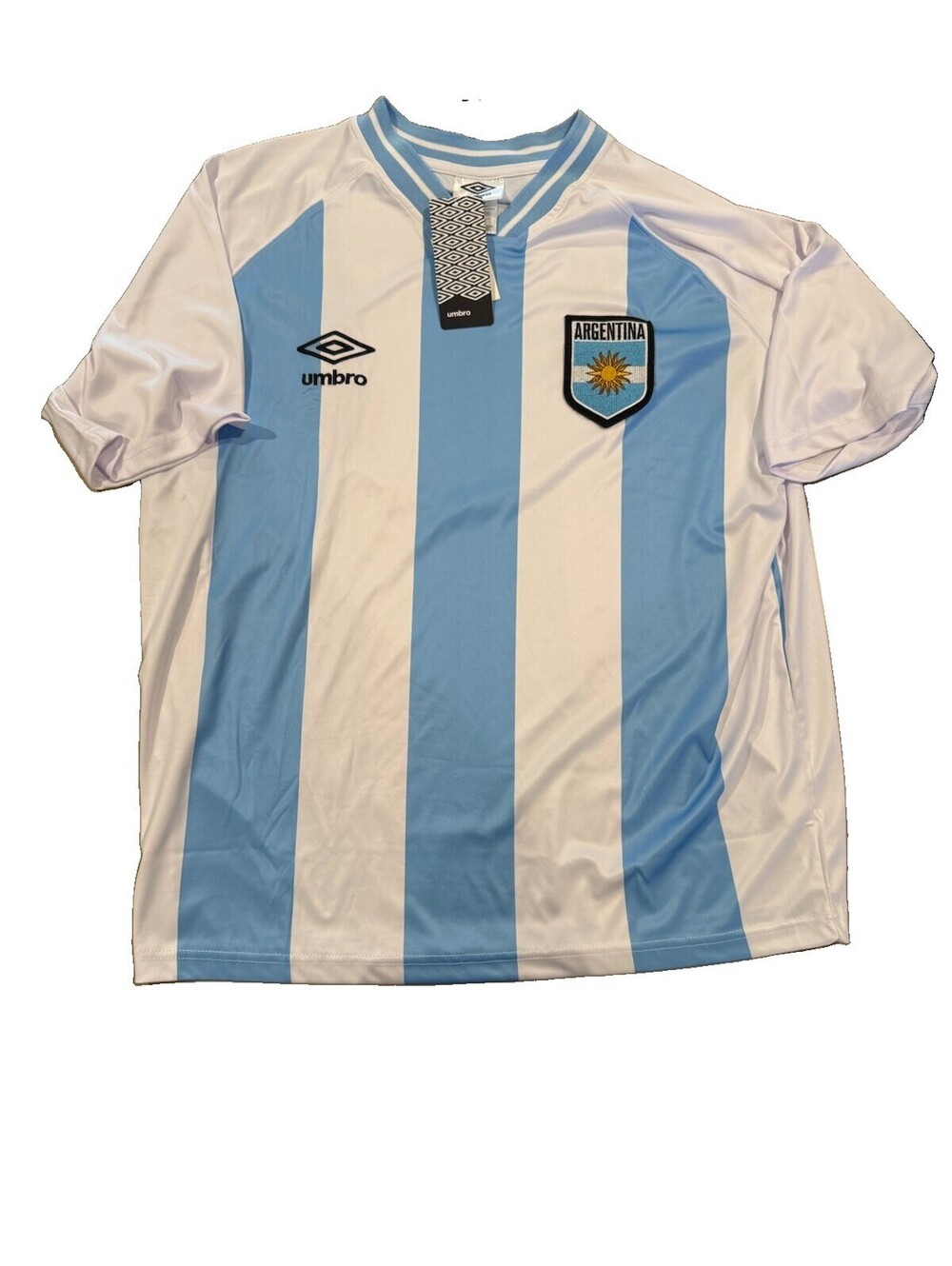 NWT Umbro Argentina Soccer Football Jersey Men's Medium M World Cup